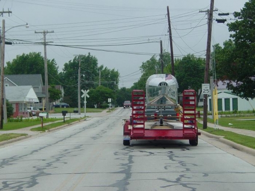 Heading out of town.