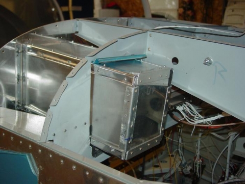 Finished the back of the glove box and cleaned up the hole in the  subpanel.