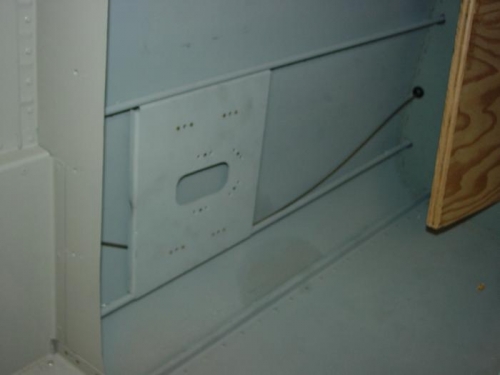 Here is the bracket for the strobe box.