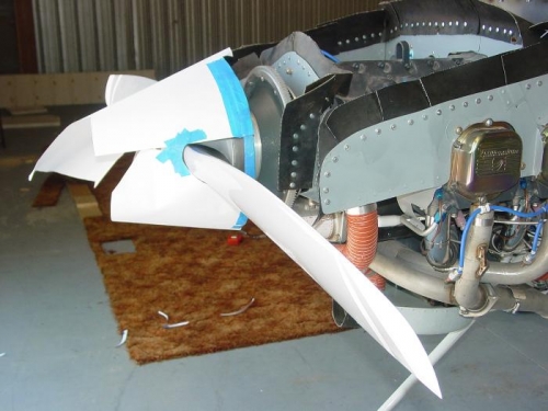 Makeing cutout for the spinner.