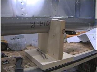 Bucking rivits on the right flap.