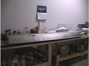 Front view of the finished right flap.