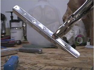 Drilling the matched holes.