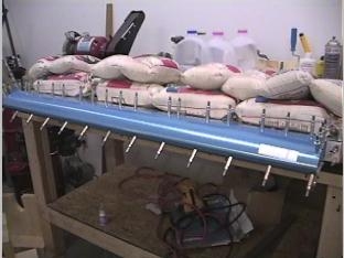 Once the holes were debured everything was primed.