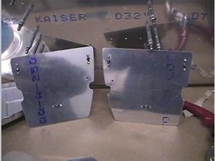 Rivited the nutplates to the electric fuel senders.