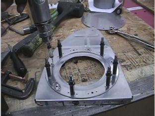 Locating the reinforcement ring on the rib.