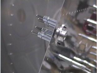 Side view of the drain valve.