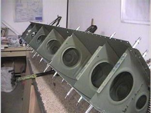 Clecoed all the ribs to the leading edge skin.