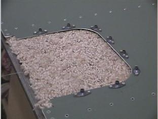 Riviting the platenuts on the bottom skin.