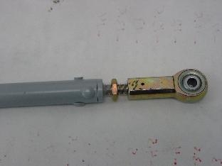 Primed and finshed aileron tube.