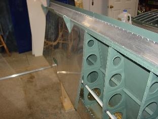 Here is one of the skins we started to rivit.