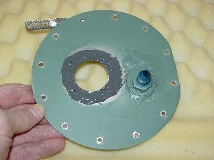 End plate with pro seal on it for the sending unit.