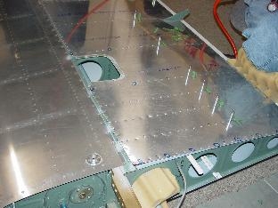 Here we have half of the first skin done.