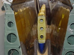 Here is a closer look at the center cradle.