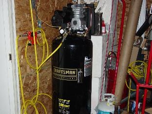 Here is my new 7hp 60 gallon aircompressor.