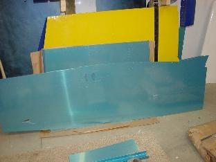 Here ar the larger alum parts to the fuselage.