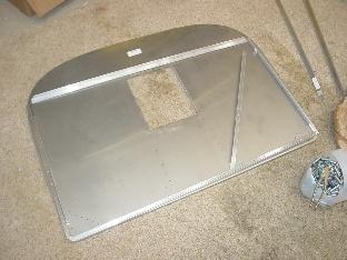 Here is the firewall without any braceing.