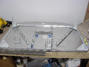 Here is the firewall setup with the stifners and matched drilled