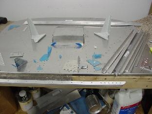 Tearing down the stifners from the firewall.