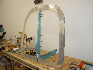 Here is the 706 bulkhead clecoed together.