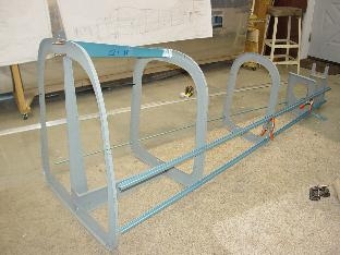 Here are the bulkheads in the order they will be put together.