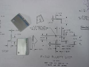 Here are the finished parts with the blue print.