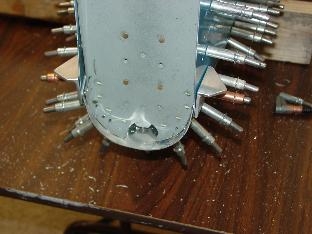 Here they are mounted on the rear of the fuselage.