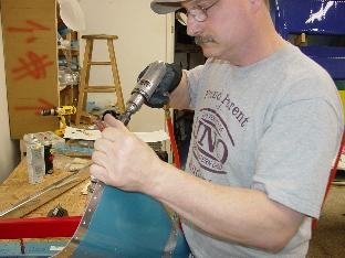 Counter sinking the tail cone.