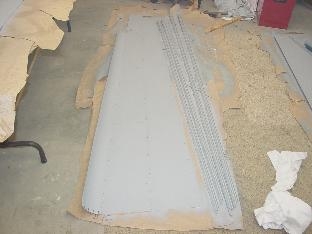 Here is the left side panel and J channels in primer.