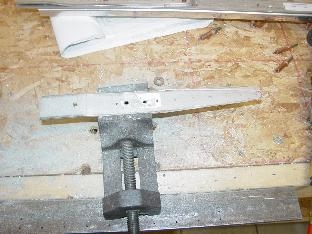 Here I am removeing material from the bar doubler.