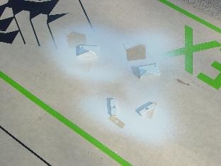 Here are some of the smaller painted parts.