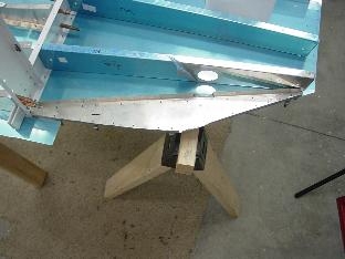 Here is the end rib with the side cut out for the step.