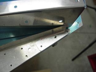 Here is the aft piece that ties in the rib with the skins.