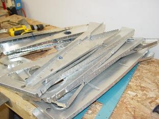 Debured and dimpled  the holes in the ribs.