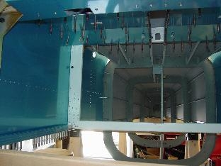 Here you can see the inside of the center section.