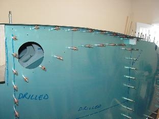 Here the side skin drilled to the seat roi.