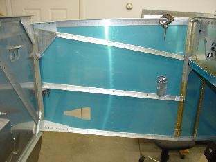 Here is a side view of the braceing that goes into the front