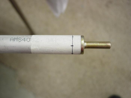 Here I have located where  to drill the rivit holes.