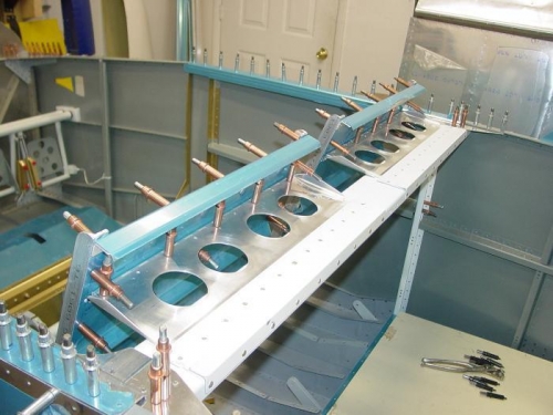 Here is the framework on the back of the seat mounted in their support.