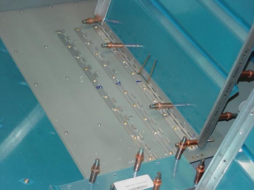 Here are the seatpans mounted in the center fuselage perminantly.