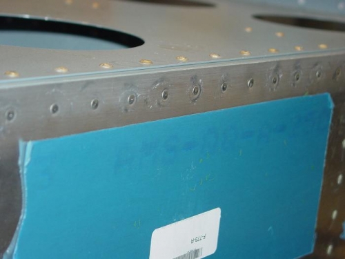 Some of the side rivits back by the rear deck.