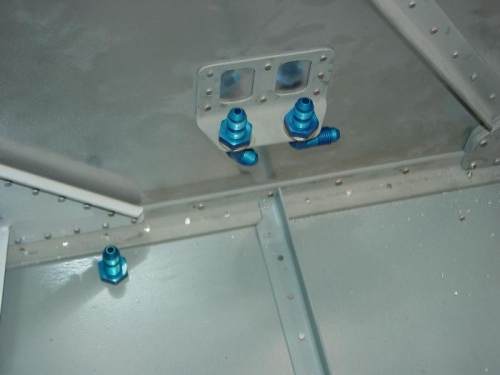 Here are some brake fitting mounted