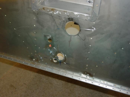 This is a look at the forward side of the firewall.