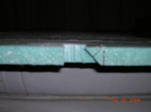 started cutting 45 wrong way