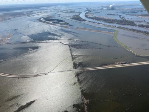 Checked out the flooding in IA.  This is Hwy 2  between Nebraska City and I-29.