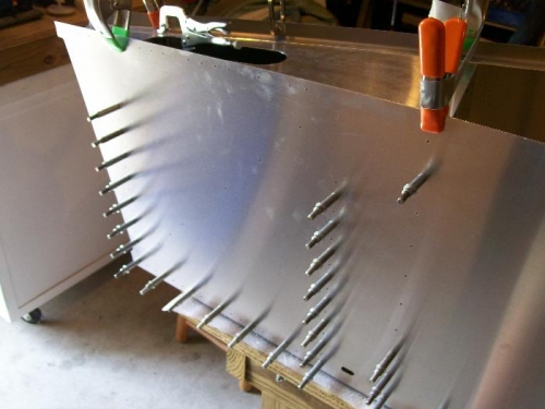 Early stages of rear fuse box