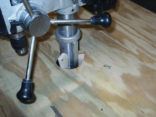 Wedges holding post in place