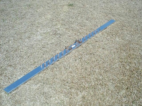 Stabilzer front spar in trial assembly