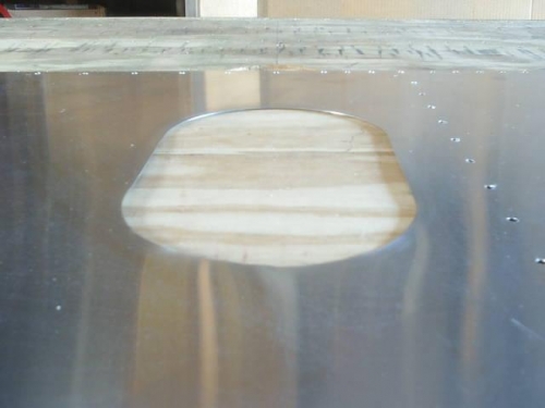 Bellcrank access door