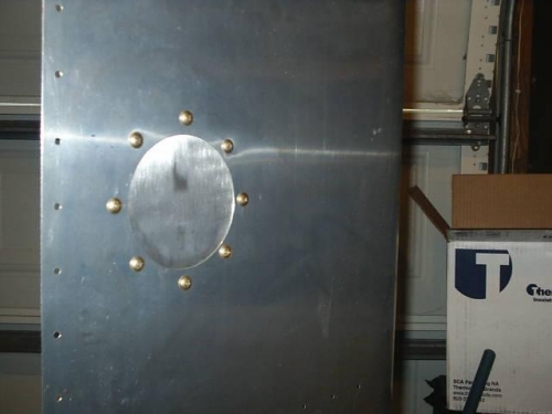 Access door for the strobe head